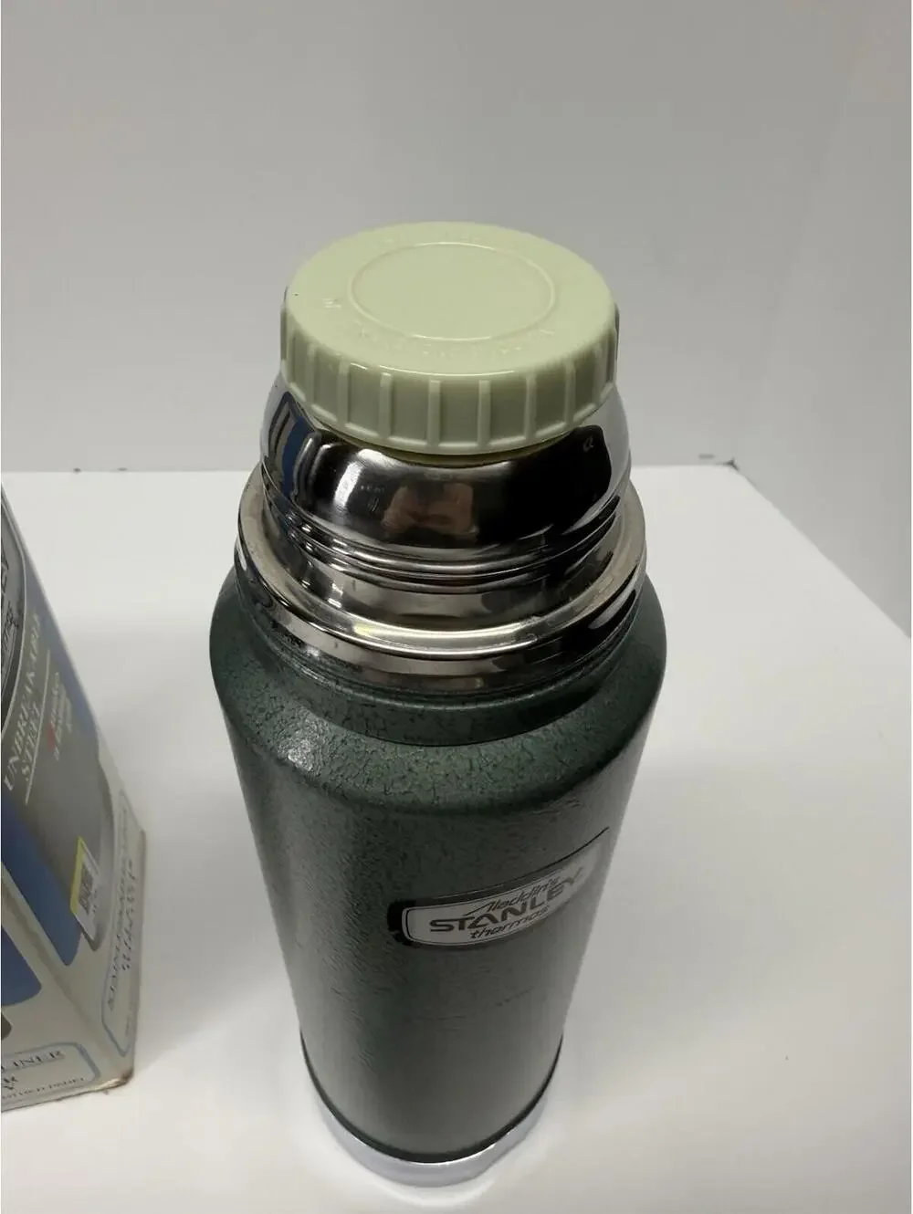 Stanley Thermos Green Aladdin's Quart NO. A-1357 B Steel 0.95LVintage 90's - Picture 14 of 15